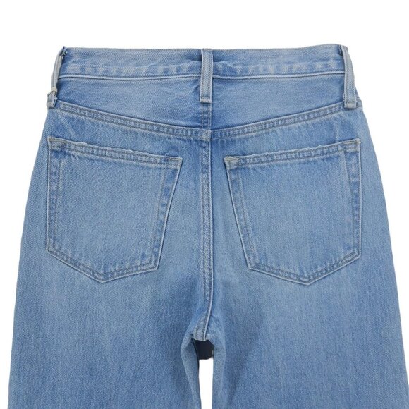 NWT ETICA Estilia High Rise Flared Pintuck Jeans BLUE REEF Wash Wide Leg Size 24 - Picture 4 of 8